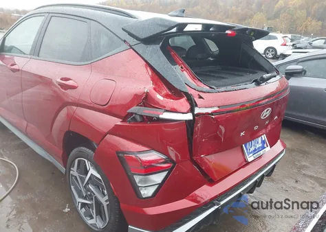 2025 Hyundai Kona N Line from USA, damaged, VIN KM8HACA38SU201095